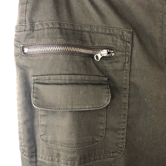 Chico’s Women’s Cargo Pant Bootcut Zippers Front Pocket Flap Lightweight Brown - Picture 3 of 7